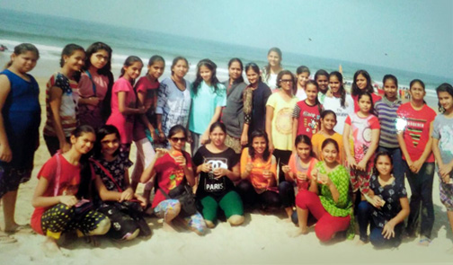 STD-VII visit to Ganpathi pule & Pawas