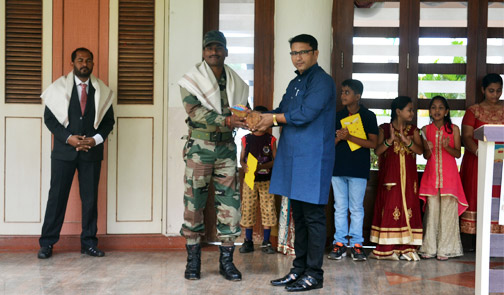 Felicitation Of  Indian Soldiers